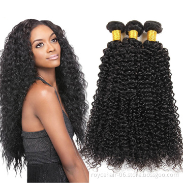 7A Curly Weave Brazilian Virgin Real Human Hair Jerry Curly Human Hair Weave Natural Curly Weave Online Sales